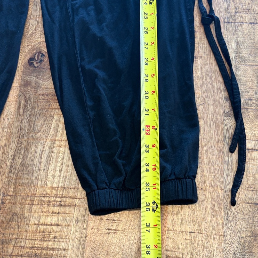 Black Drawstring Pants - image 4